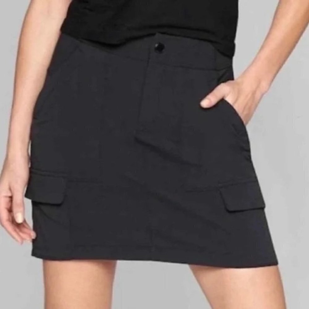 ATHLETA Trekkie Skort 2.0 Black Size 14 EUC